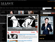 Tablet Screenshot of ca.shavemagazine.com
